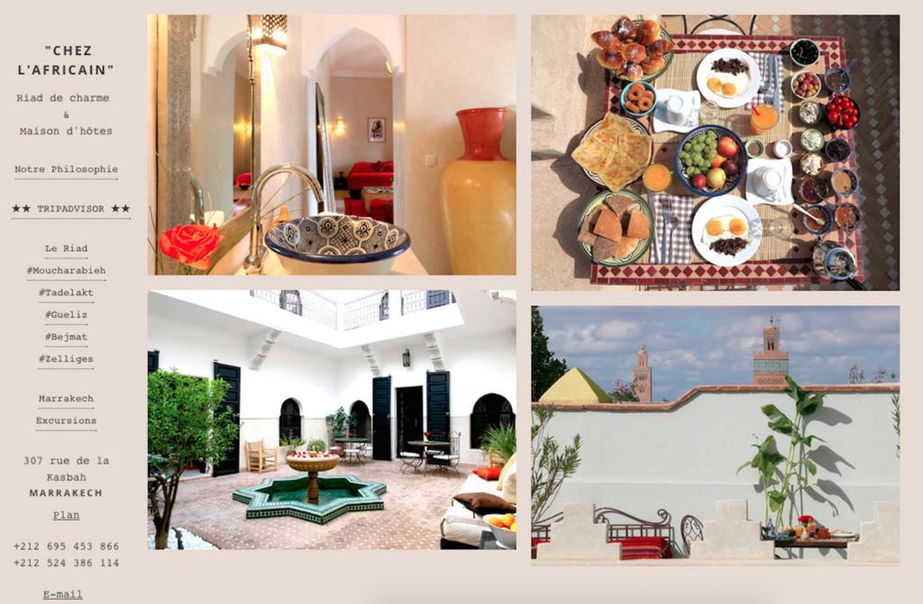 Riad Chez L'Africain Marraquexe Exterior foto